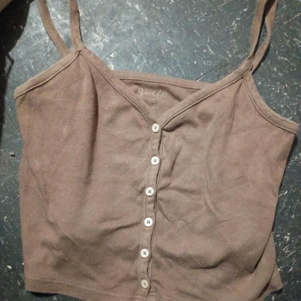 John galt Women's Brown tank top-055z